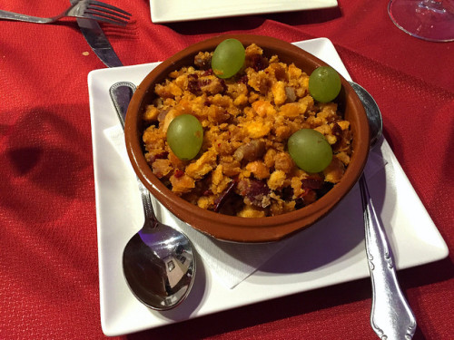 La Mancha-style migas from central Spain